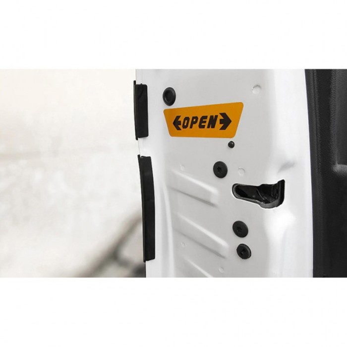 Cuci Gudang Cuci Gudang Slim Door Guard Pelindung Pintu Mobil 8 pcs - Hitam