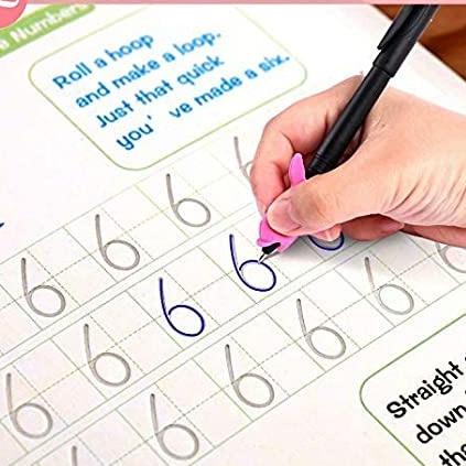 

BUKU BELAJAR MENULIS ANAK SANK MAGIC SATU SET ISI 4 BUKU + PULPEN PRACTICE BOOK WHITE_CELL .