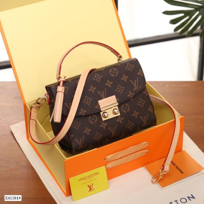 LV Louis Vuitton Croisette Bag KULIT ASLI Kode X41581#MIRROR