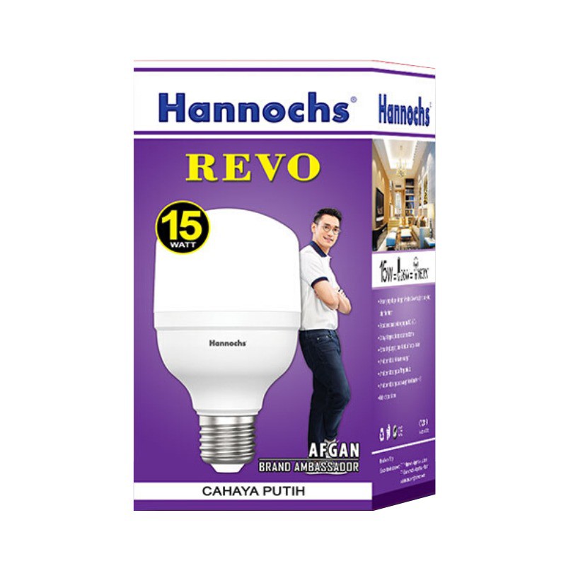 Hannochs LED Revo 15W Cool Daylight/Putih