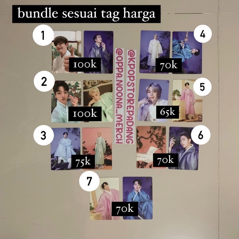 

[READY STOCK] (BACA CAPTION) MPC DALMAJUNG BTS OFFICIAL SPC JK V