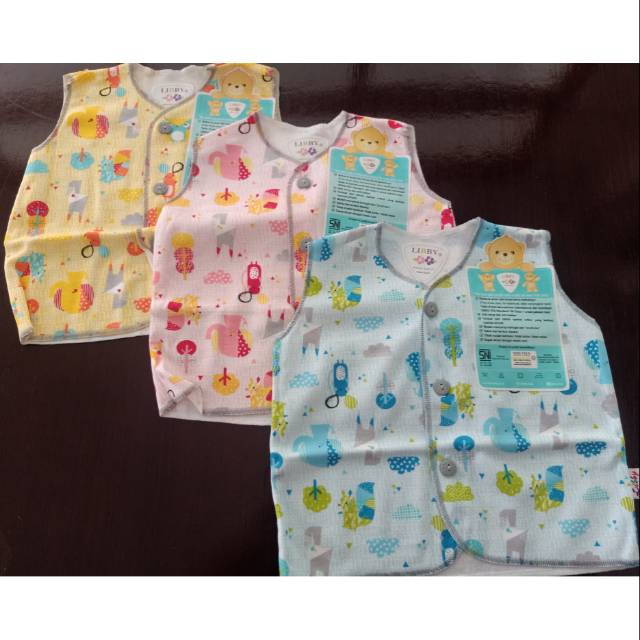 Baju kutung bayi Libby/Libby motif