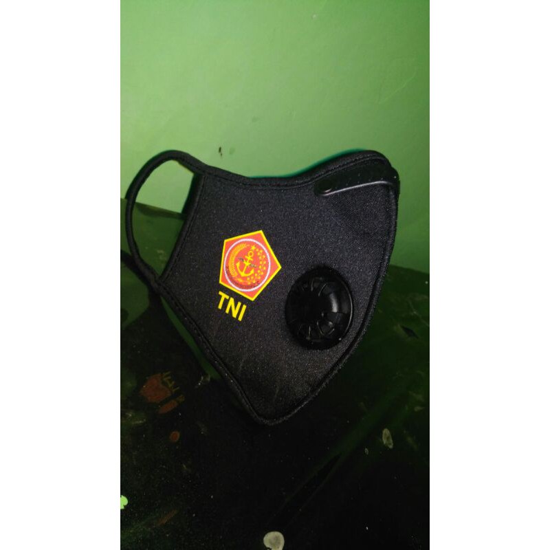 Masker TNI POLRI Spandex Ventilator Bahan Premium Dan Exclusif Dengan Model Tali Kun