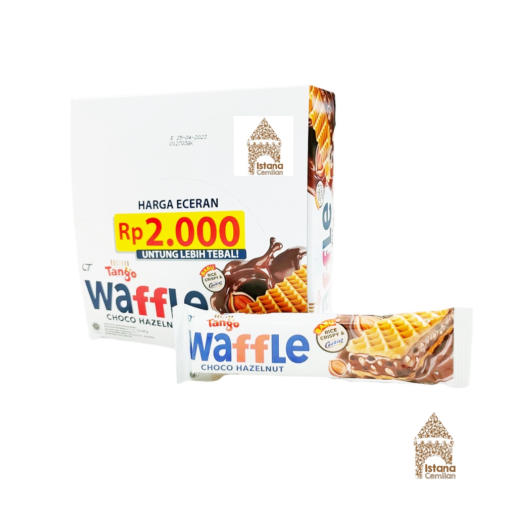 Tango Waffle Cookiez &amp; Cream / Mocha Latte / Choco Hazelnut Wafer PACK (isi 12 pcs)