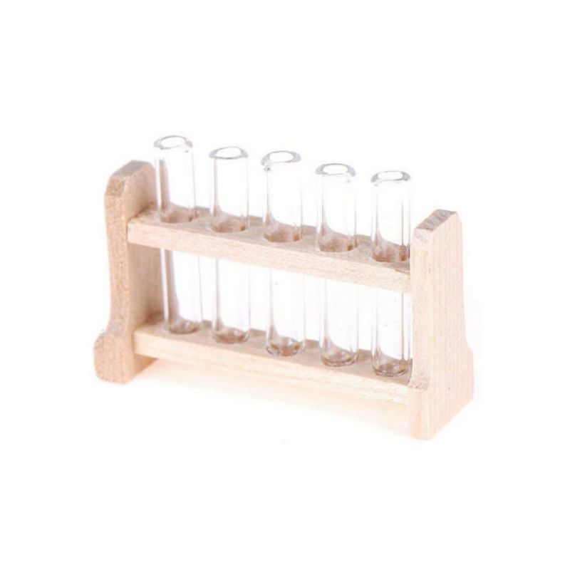 Miniature SET Tabung Kimia / Tabung Reaksi / Alat Laboratorium skala 1:12