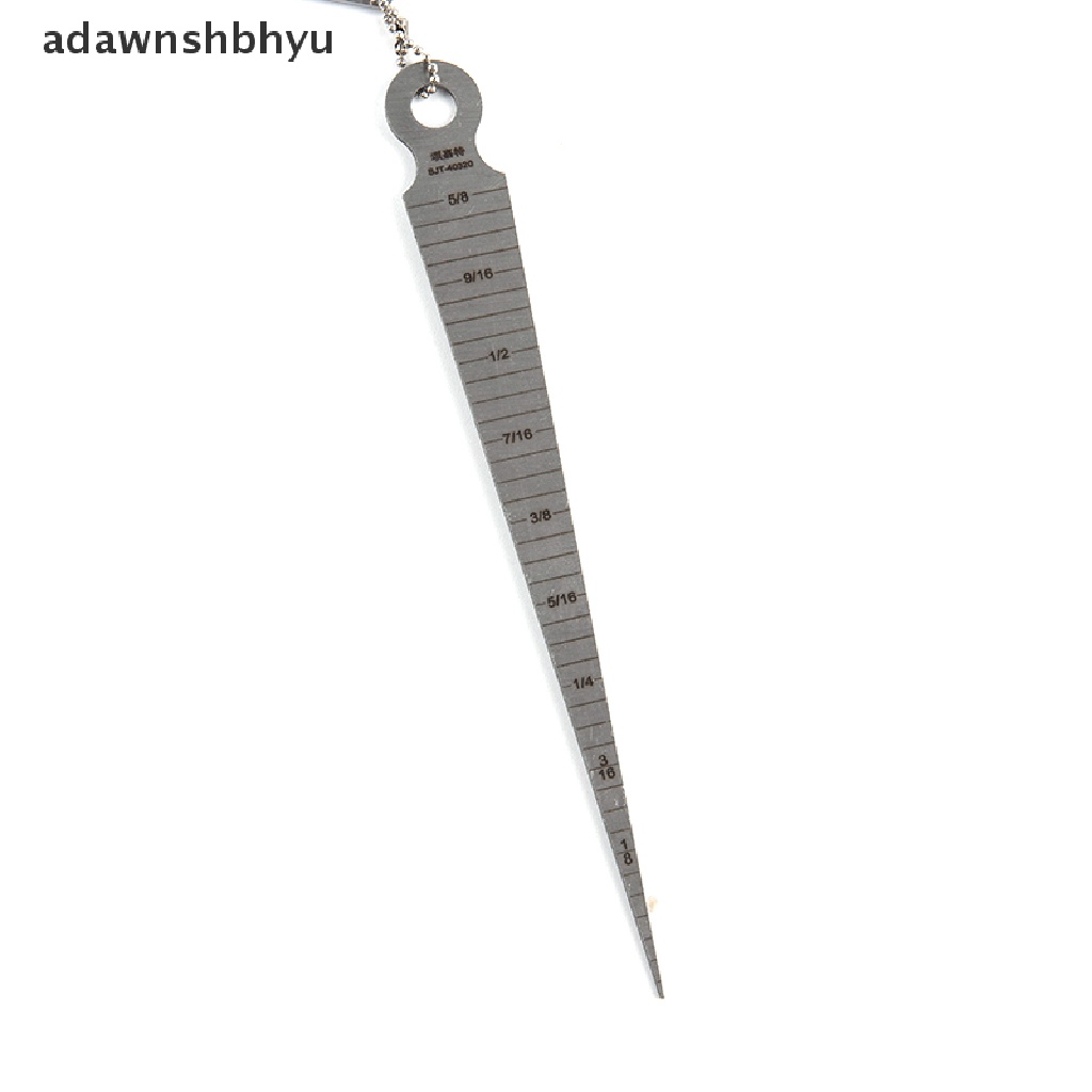 Adawnshbhyu 1-15mm Taper Gauge Wedge Plug Pengukur Lubang Dalam Interval Instalasi