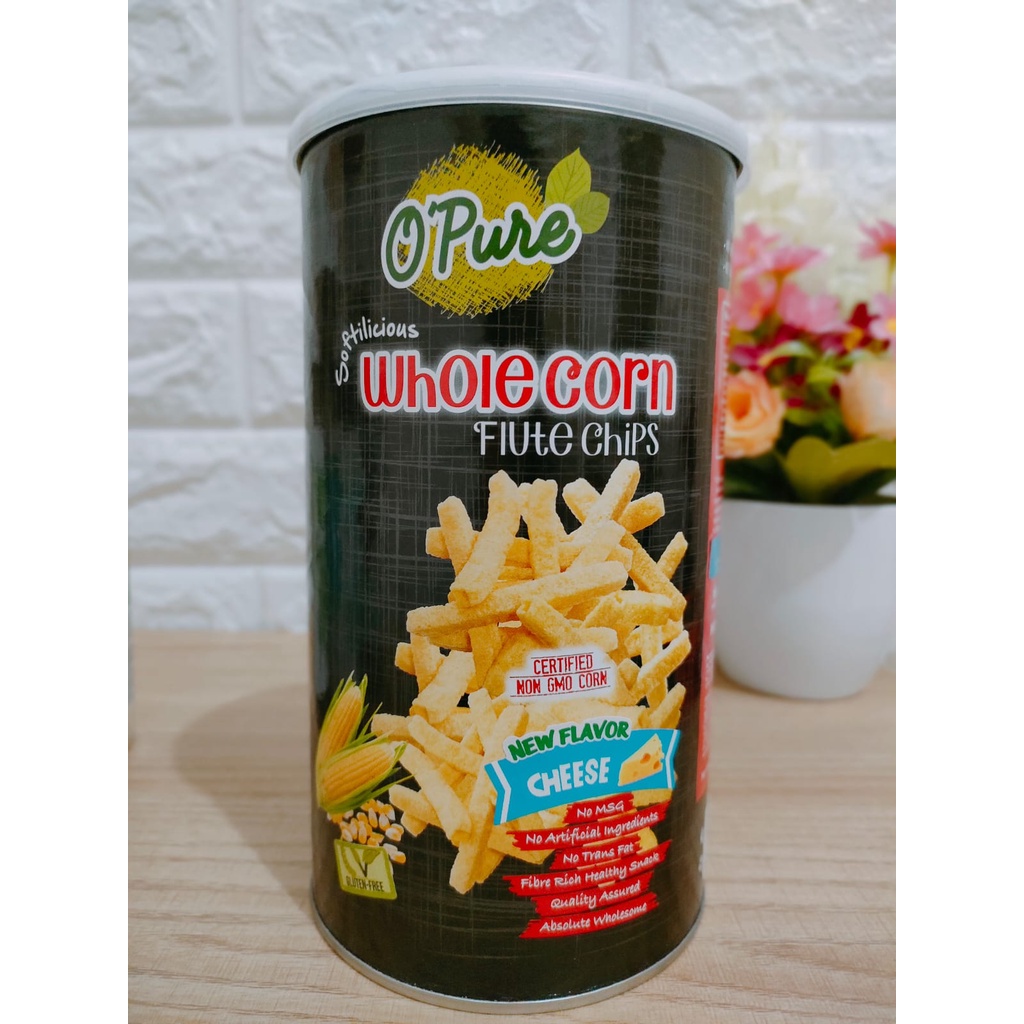 

O'Pure Wholecorn Flute Chips Cheese 80g