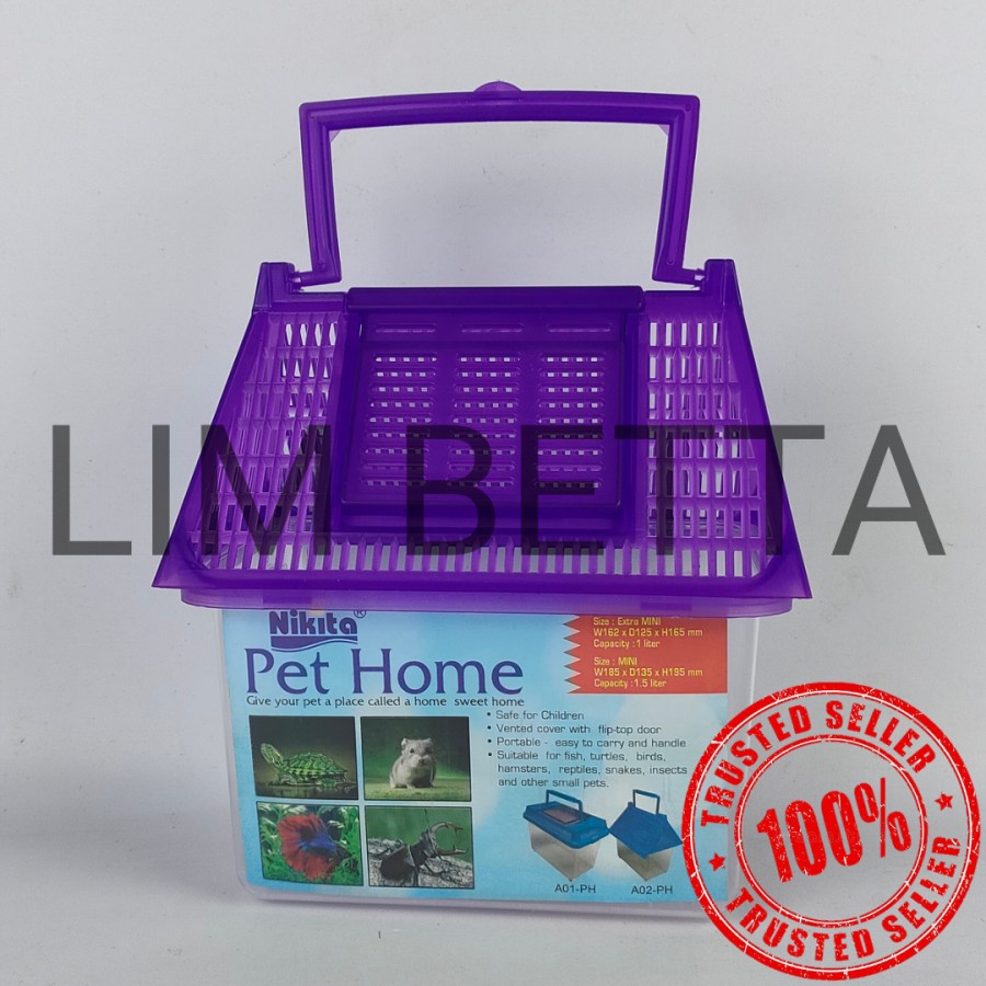 Aquarium Pet Home Mini / Rumah Mini Kura kura