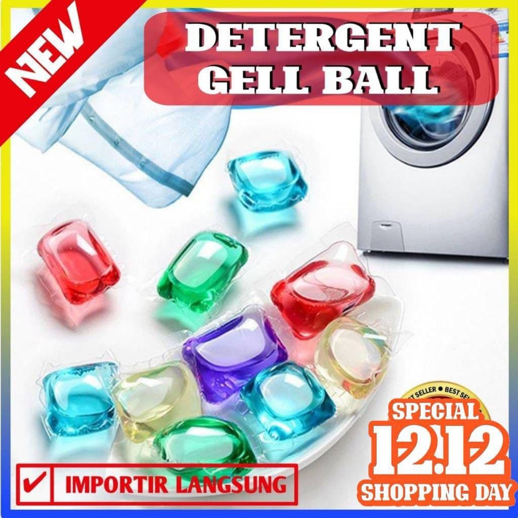 LAUNDRY GEL BALL / DETERJEN LIQUID AJAIB Sabun Detergen Detergent Laundry Gel Ball Bead Wangi Tahan 