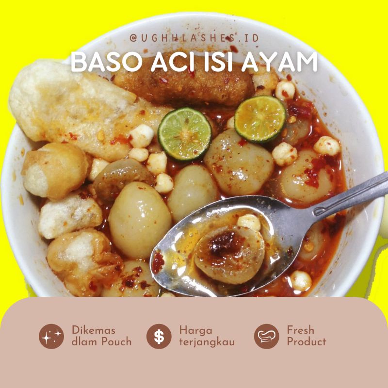 BASO ACI KUAH CUANKI SEBLAK TEKWAN INSTAN PEDAS GURIH