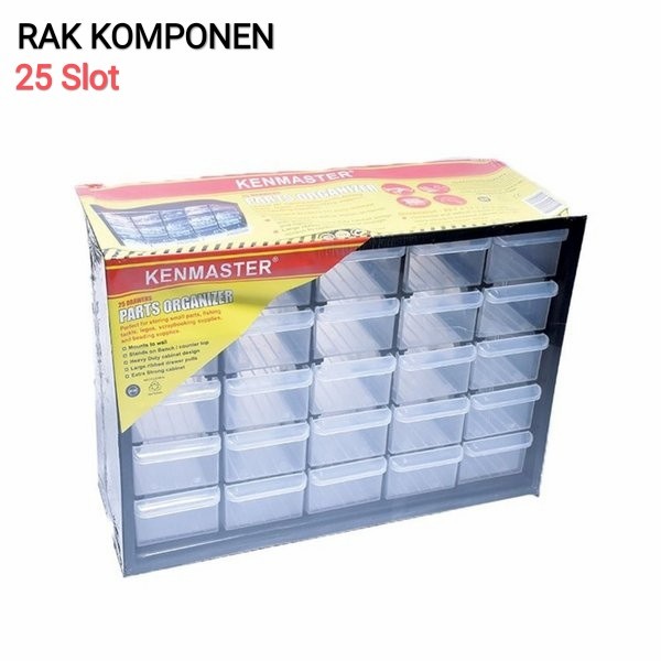 RAK LACI KOMPONEN 25 SLOT