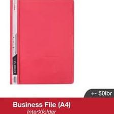 

❉ Map business file inter X ukuran A4 ( isi12 pcs ) - Biru ♚