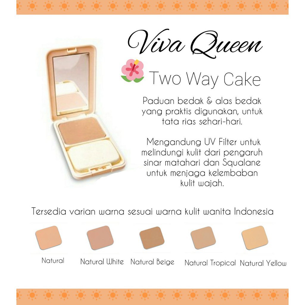 VIVA Queen Two Way Cake - Tersedia Refill