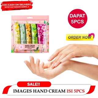 Image of LUCKY77 - [BISA COD] PROMO ISI 5 BOTOL IMAGES HAND CREAM ROREC / LOTION MENGHALUSKAN KULIT KERING