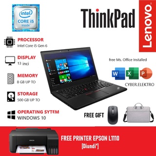 Laptop Gaming Lenovo Thinkpad X260 Intel Core i5 Gen 6 Ram 8GB SSD 256GB/ LAPTOP GAMING/ LAPTOP MURAH