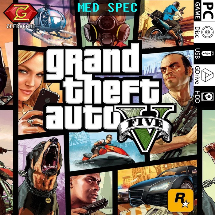 (READY) GTA 5 Latest Version/GTA5/GTA V/GTA V/GAME PC GAME/GAMES PC GAMES - GDrive, Biasa/Vanilla
