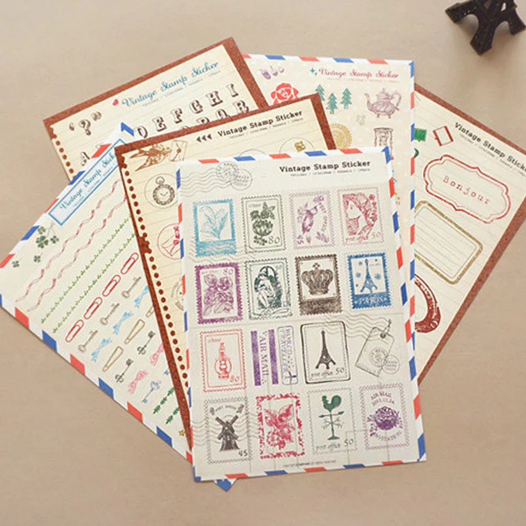 

Ladmaid Vintage Stamp Sticker