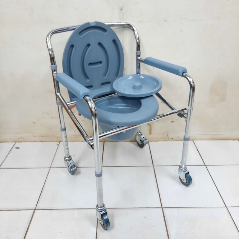 Kursi BAB Sella DY696 KY696 - Kursi BAB Dengan Roda - Kursi BAB Lansia - Kursi BAB Orangtua