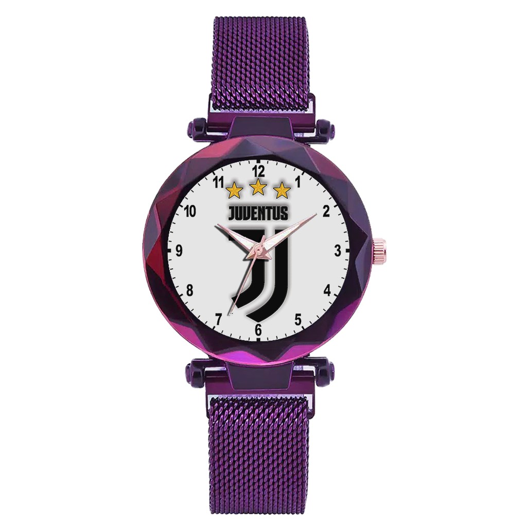 Jam Tangan Wanita Custom - JUVENTUS 1 Free Box &amp; Batre Cadangan