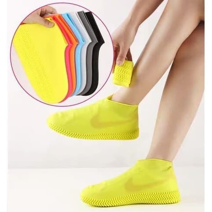 Cover sepatu Elastis Anti Air Hujan Waterproof L905 pelindung sepatu praktis murah