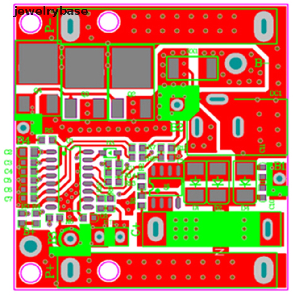 Papan Sirkuit Pelindung Pengisian Daya Baterai 5S 18V 21V 20A