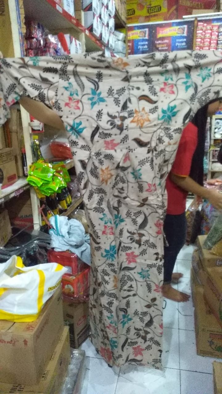 Ms Gamis Batik Sriwedari Maxi Bumil/busui Katun Sogan