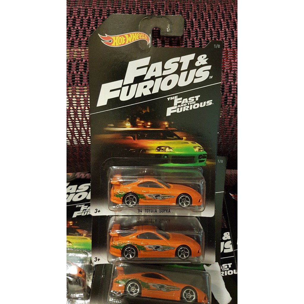 Hot Wheels Toyota Supra Oranye Orange Fast And Furious ...