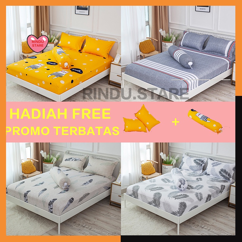 Seprei bed cover sprei non-slip penutup sprei pelindung debu kasur 120x200 160x200 180x200