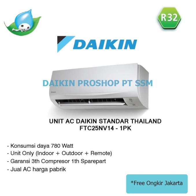 AC Daikin Standard Thailand 1 PK Type FTC25NV14