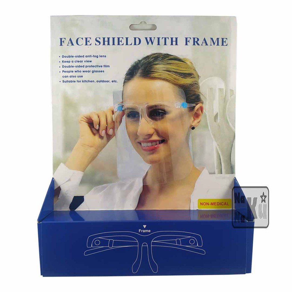 Face Shield Kacamata Import Quality with Box