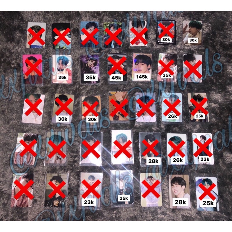 PC Hyunsuk ch 1/2/3FA/black/white/ktown4u/manyo event 3/yes hk/dagu/astronout/tuspi/kempi