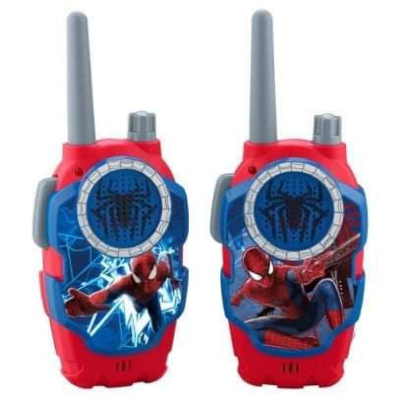 MAINAN WALKIE TALKIE SPIDERMAN SET / MAINAN ANAK WALIKE TALKIE SPIDERMAN TELEPON PROMO TERMURAH COD