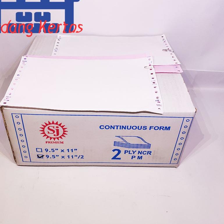 

Berkualitas! SJ Continuous Form 9.5 x 11" 2 Ply NCR - PRS BAGI 2 ,,