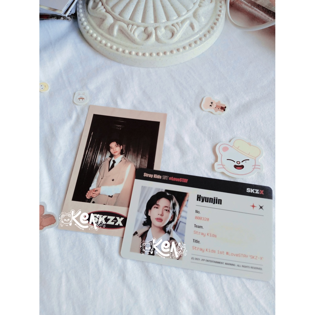 PC PHOTOCARD STRAY KIDS SKZ HYUNJIN SKZ-X POLA ID CARD FANMEETING POCA