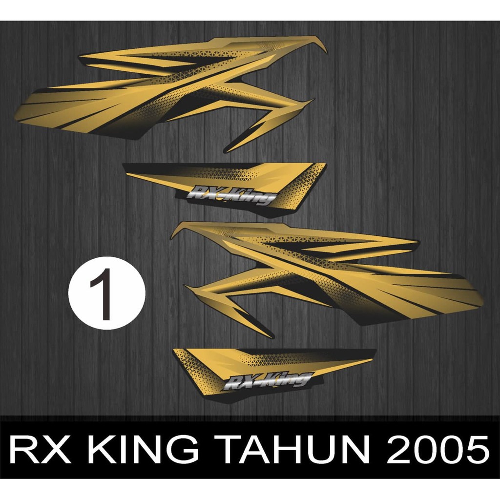 STIKER STRIPING LIST RX KING TAHUN 2005