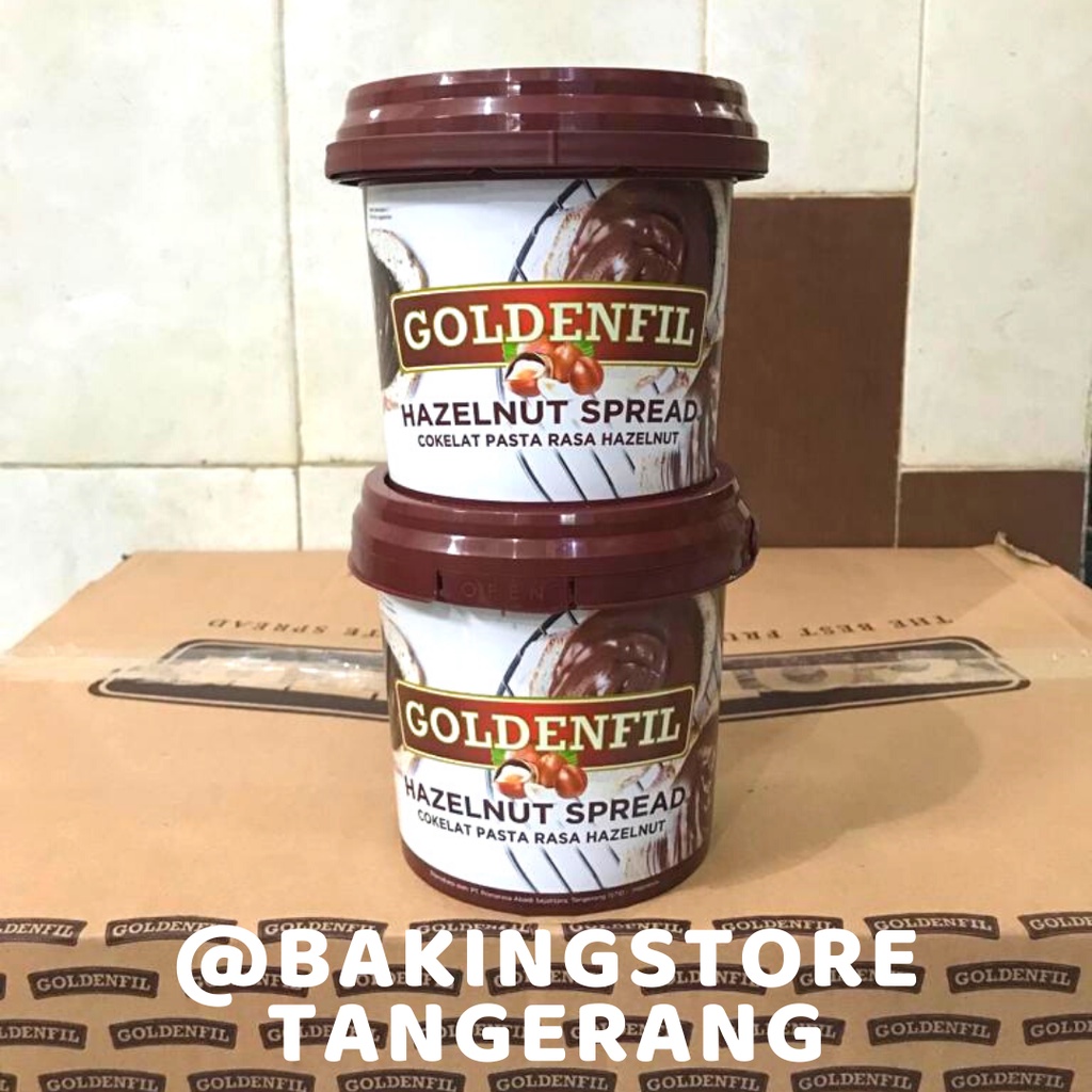 

Goldenfil Hazelnut Spread 1 Kg | Selai Hazelnut Spread Goldenfil