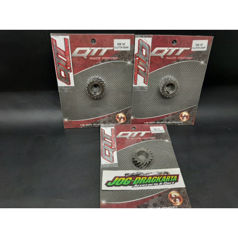 GIGI PRIMER QTT RX KING 135CC 2TAK PRIMARY CLUTCH GEAR UKURAN MATA 18T NOT YYPANG MOTO1 MCC