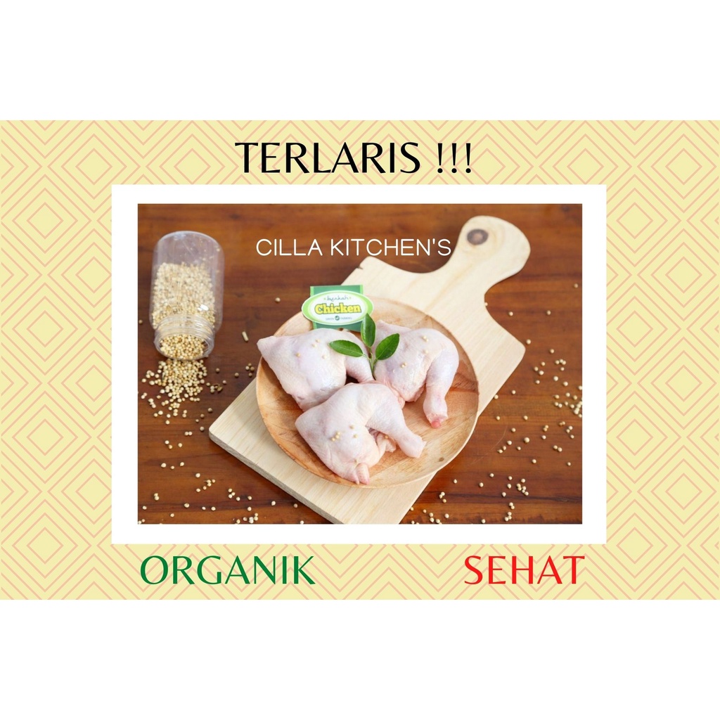 

FROZEN FOOD TERDEKAT JAKARTA SELATAN, Paha Utuh Ayam (1kg) isi 6 / BERKAH CHICKEN / ORGANIK / PROBIOTIK