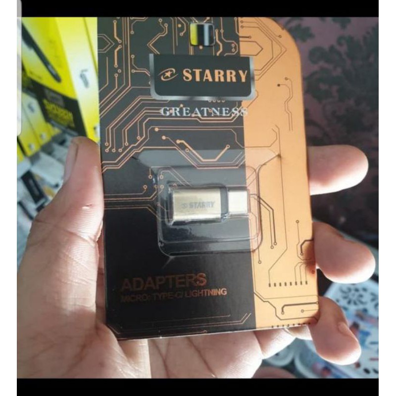CONVERTER TYPE MICRO TO TYPE C STARRY INBOX ORIGINAL 100%