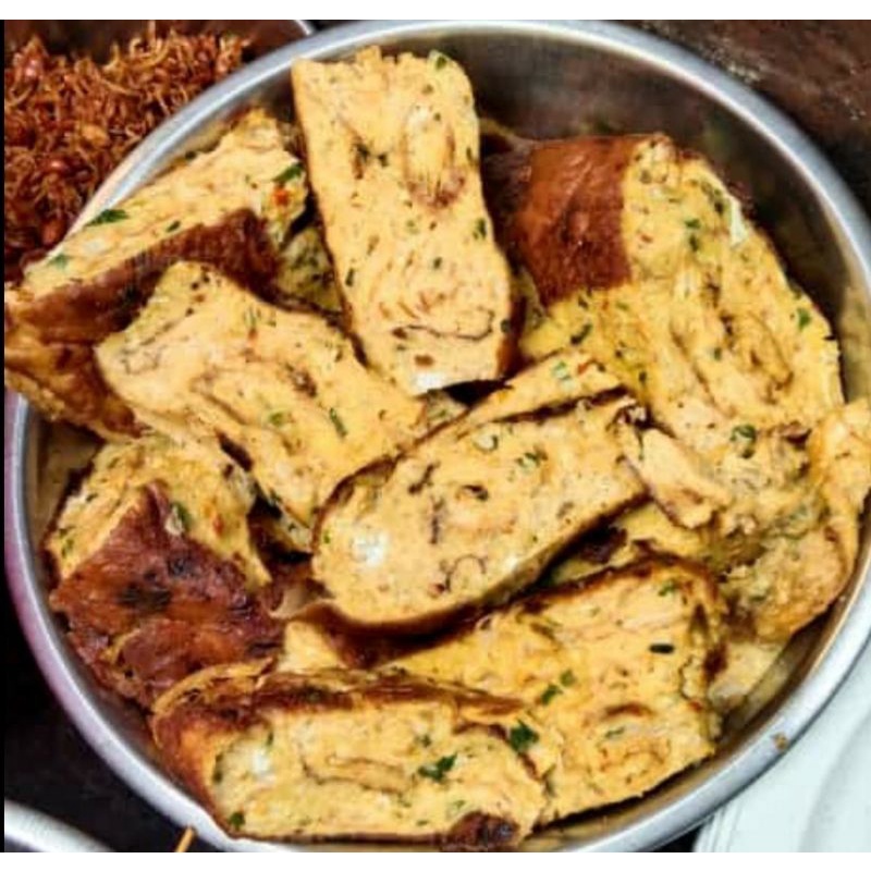 

telor dadar padang isi 5 free sambal ijo