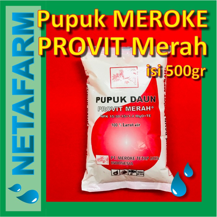 Pupuk Daun MEROKE - PROVIT MERAH 500gr