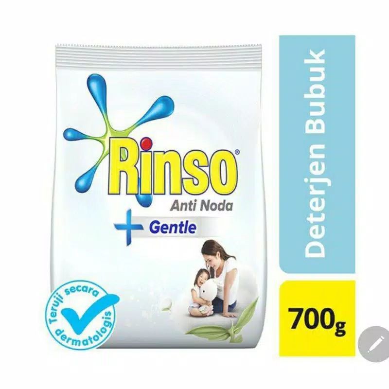 RINSO gentle deterjen bubuk 700g