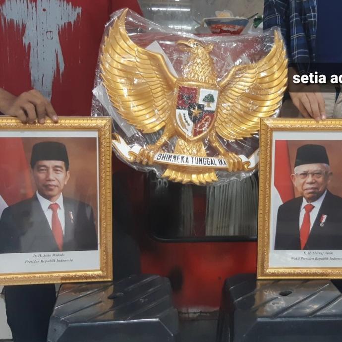 

satu set presiden wakil garuda