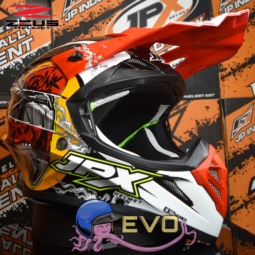 HELM JPX CROSS X38 PAKET GOOGLE SNAIL ORIGINAL - HELM JPX CROSS PAKET GANTENG JPX FOX1 CROSS HELM JPX TERBARU