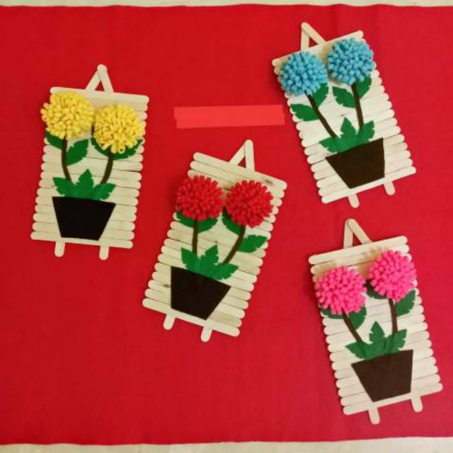 Jual Hiasan dinding stik es krim, tugas sekolah, hiasan dinding lucu