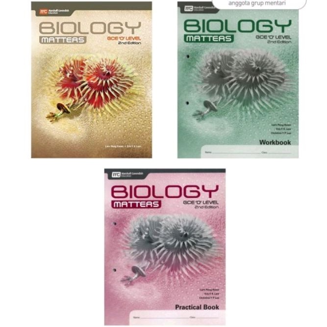 Biology Matters GCE O Level 2nd Edition Course Book / Workbook / Practice Book