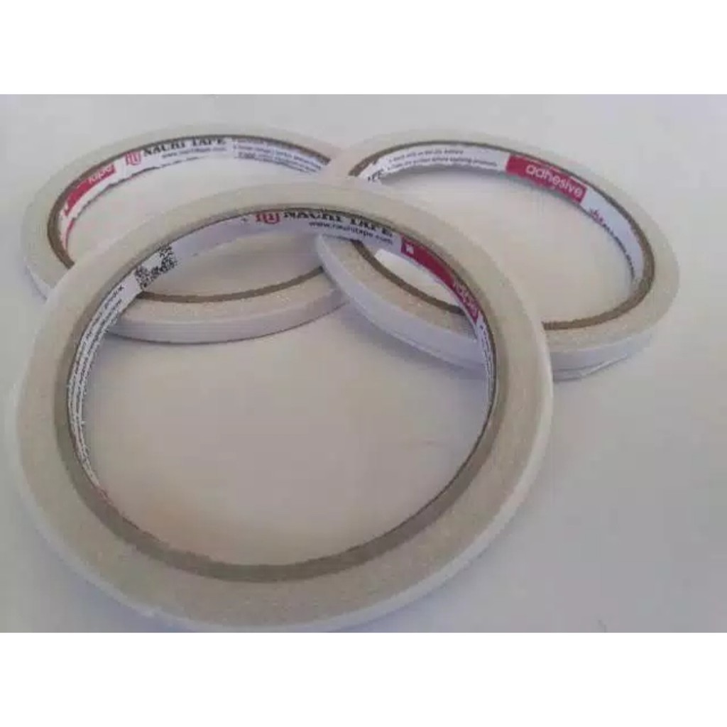 

Double tape 6mmx10yard ( ukuran kecil )