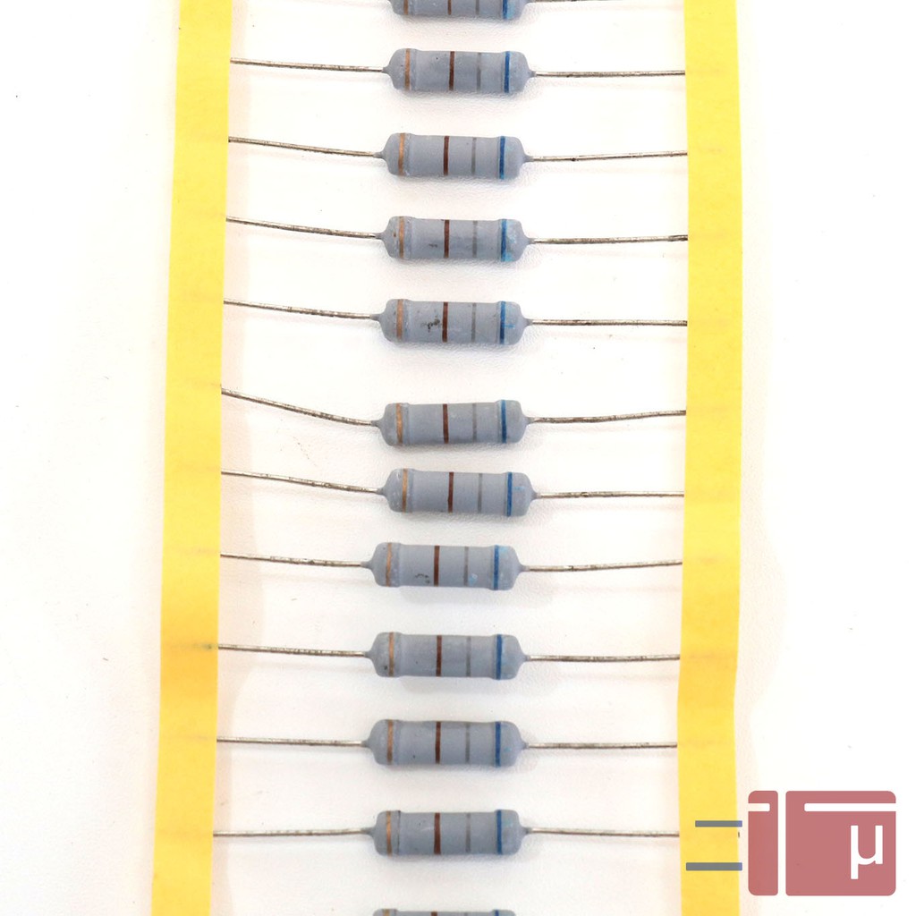 Resistor 680R 680 Ohm 2W Metal Oxide 5% Taiwan Kaki Tembaga