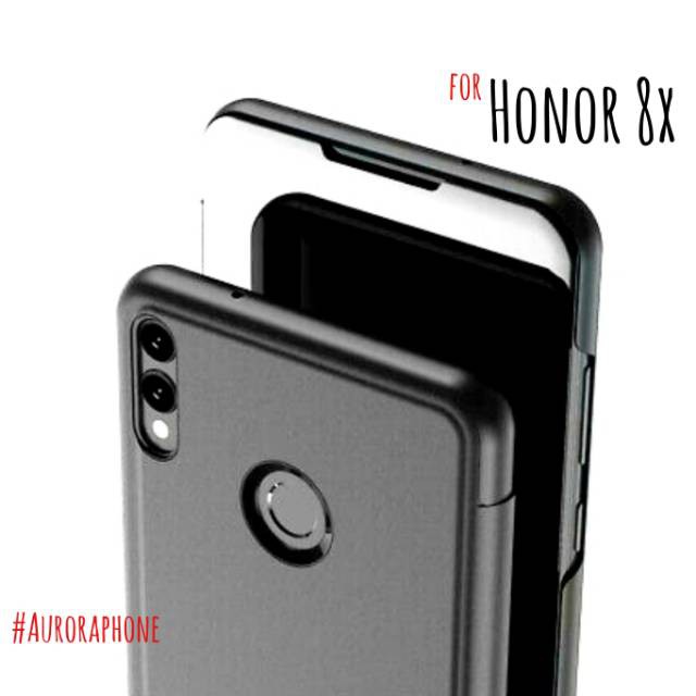 Flip Case Honor 8x Clear View Cover Mirror Standing Smart Case