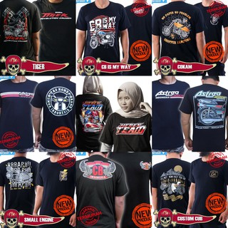 KAOS MOTOR VESPA BAJU  GAMBAR MOTOR COTTON COMBAD SABLON 